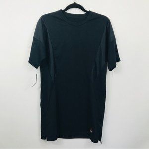 NIKE Air Jordan Flight Black Color Block Shirt Men Size Small